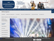 Tablet Screenshot of mh-eventagentur.de